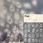 1pcs 5D Japanese Black Butterfly Nail Art Stickers Glitter Shiny Kawaii Self Adhesive Manicure Decorations Tool Decals Accessory
