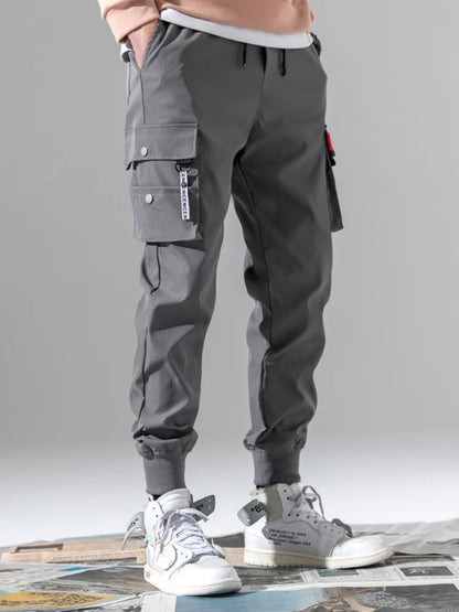 Men Cargo Tactical Pants Work Combat Multi-pockets Casual Training Trousers Overalls Clothing Joggers Hiking Male Cargo Pant