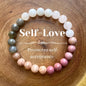 Natural Stone Symbolic Beaded Bracelet Women Men Anxiety Relief Protection Money Spiritual Inner Self-Love Jewelry