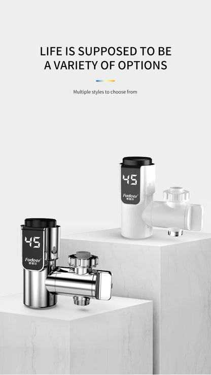 Fudeer Electric Water Heater Kitchen Faucet Conector Instant Hot Water Tap Adapter 220V  Water Heater Bathroom Accessories