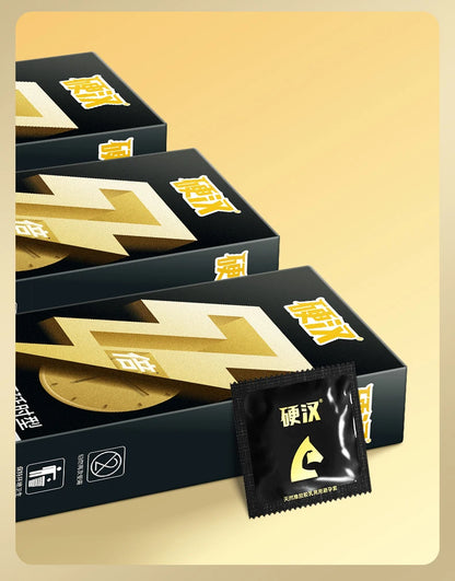 Delayed Ejaculation Condoms 7 Times Reduce Sensitivity  For Men Ultra Thick 0.07mm Thicker Condom Penis Cock Sleeves Sex Toys