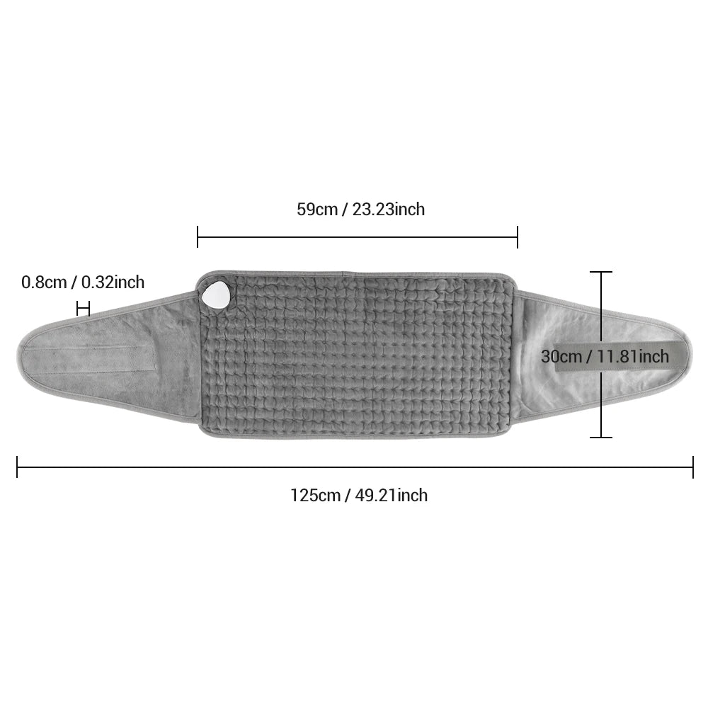 Electric Heating Waist Belt Portable Thermal Pad Office Home Adjustable Temperature Lumbar Belt Warming Abdomen Back Hand Warmer