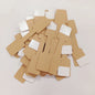 100pcs/50pcs Jewelry Strung Pricing Price Tags with String Gold Merchandise Cloth Label Price Label