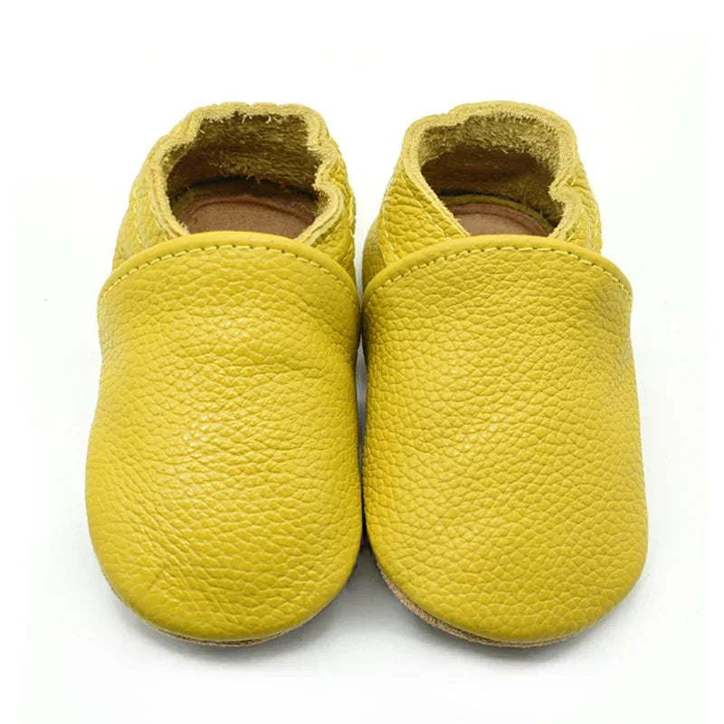 Baby Shoes Cow Leather Bebe Booties Soft Soles Non-slip Footwear Toddler First Wakers Boys And Girls Slippers