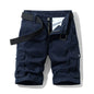2026 Summer Cargo Short Men Fashion Casual Shorts Mens Military Cargo Pocket Pants Cotton Male Tactical Shorts No Belt Plus Size