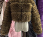 Short Coat Women Faux Fur Fox Coats Jackets Turn Down Collar Coat Thick Y2k Streetwear Jacket Work Outerwear Autumn Winter 2025