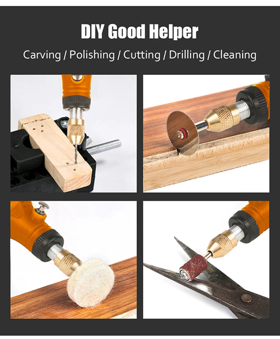 DIY Mini Rotary Tool USB Engraving Tool Dremel Tool Mini Grinder Machine Mini Wireless Drill Rechargeable Polishing Machine