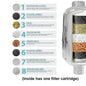 In-line bathroom Shower Filter bathing Level 8 filtering water purifier water treatment Health softener Chlorine Removal Home
