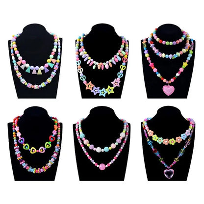 1000Pcs DIY Handmade Beaded Toy with Storage Box Creative Girl Jewelry Bracelet Jewelry Making Toys Educational Children Gift