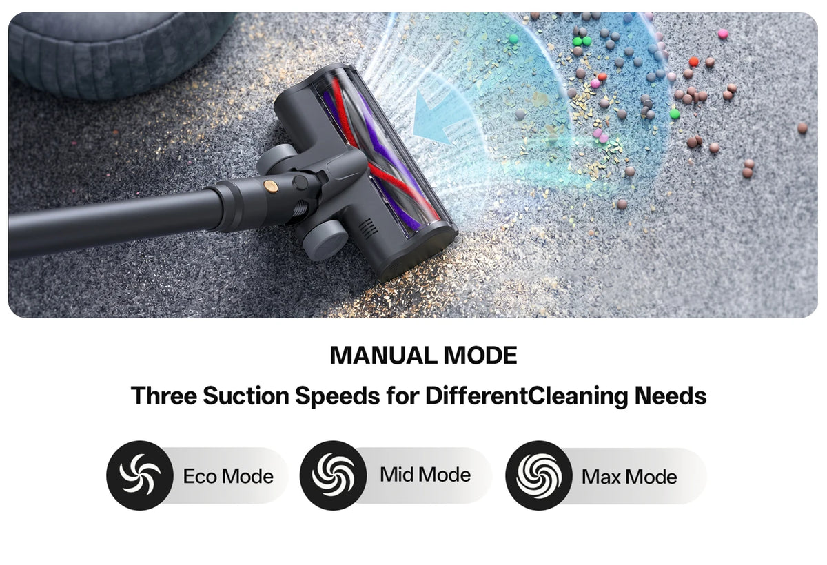 COTIAR Cordless Vacuum Cleaner V30 PRO 800W Powerful 75kPa Suction 95 Mins Runtime Handheld Home Appliance Portable Removable Battery