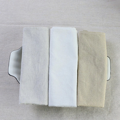 6pcs Cloth Napkins 30X45CM Orange Cotton Polyester Blend Kitchen Washable Dinner Reusable Napkins Wedding Party Table Decoration