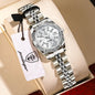 POEDAGAR Elegant Women's Watch Waterproof Luminous Date Fashion Ladies Wristwatch Stainless Steel Quartz Watches For Women Reloj