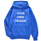 Customized DIY Print Men Woman Autumn Winter Hoodies Casual Classic Pullovers Simple Comfy Streetwear Soft Warm Sports Clothing