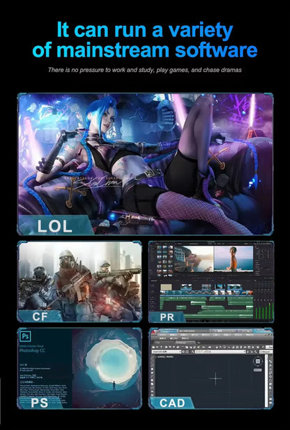 Intel Core i9 10980HK Laptop Windows 11 15.6"Computer 16GB RAM 1TB 2TB SSD Gaming Laptops Fingerprint Unlock Business Notebook