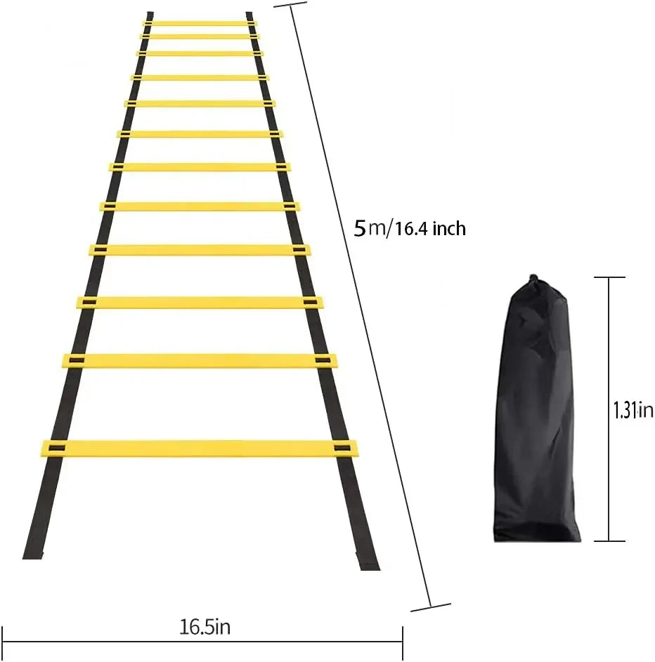 Agility Training Ladder for Kids, Speed Footwork Drill, Soccer Fitness & Coordination Workout Tool
