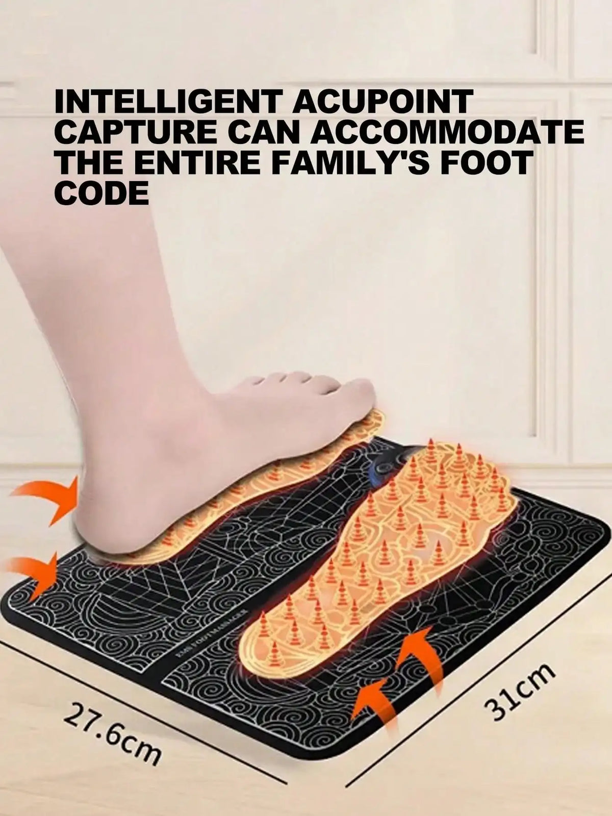 Ems Massager Kit, Foot Massager Pad, Body Massager Patch For Whole Body