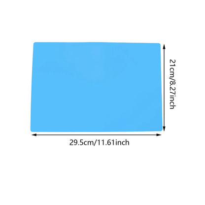 1PC Silicone Table Mat Pink Blue Resin Molds Waterproof Placemat Table Mat for DIY Jewelry Making Supplies Countertop Protector