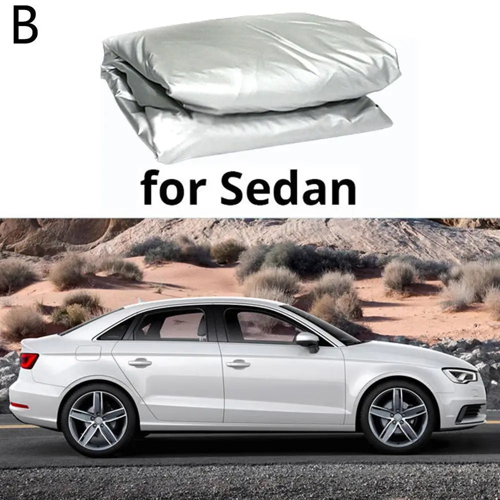 Car Accessories Sunshade Half Cover Car Coat Sunblock Rain Heat Cover Sunshade Half Car Dust