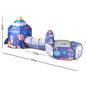 IMBABY Star Printed Play Tent for Toddler with Baby Ball Pit and Play Tunnel Children Indoor Outdoor Playhouse for Birthday Gift