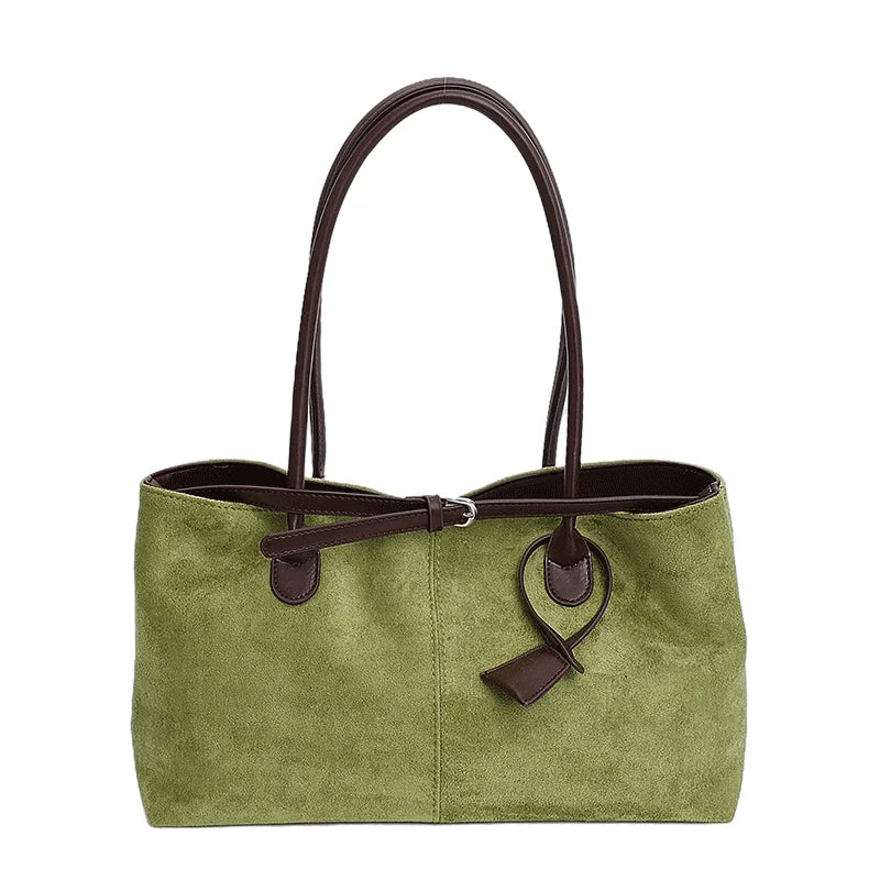 LEFTSIDE Women's PU Leather Shoulder Bag 2025 Winter New Fashion Retro Underarm Bag Luxury Brand Designer Handbags Tote Bags