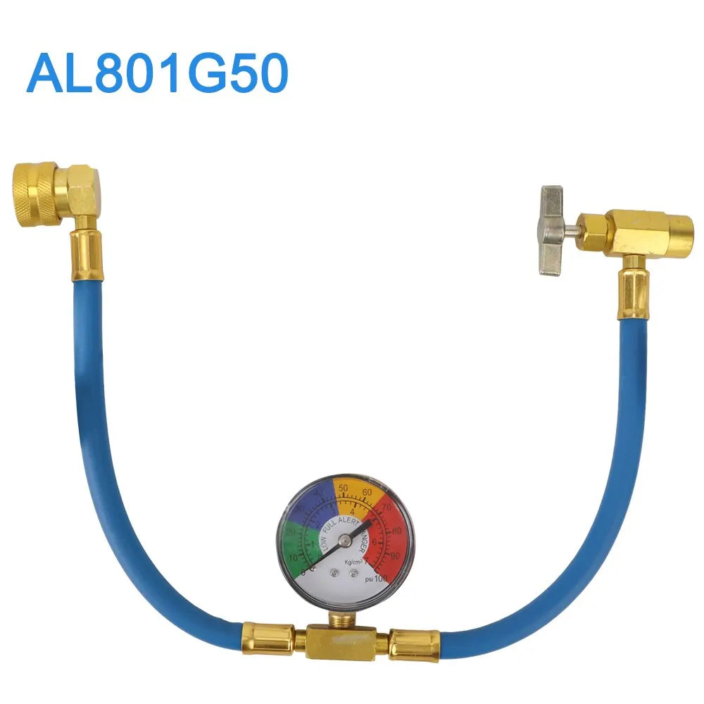 R134a Refrigerante Open Valve Charging Pipe Freon R134a Air Conditioning Recharge Hose Car Air Conditioner Tools