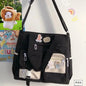 Nylon Waterproof Canvas Women Handbags Shoulder Bag Japanese Ladies Messenger Bag Student School Crossbody Bags for Girl Satchel