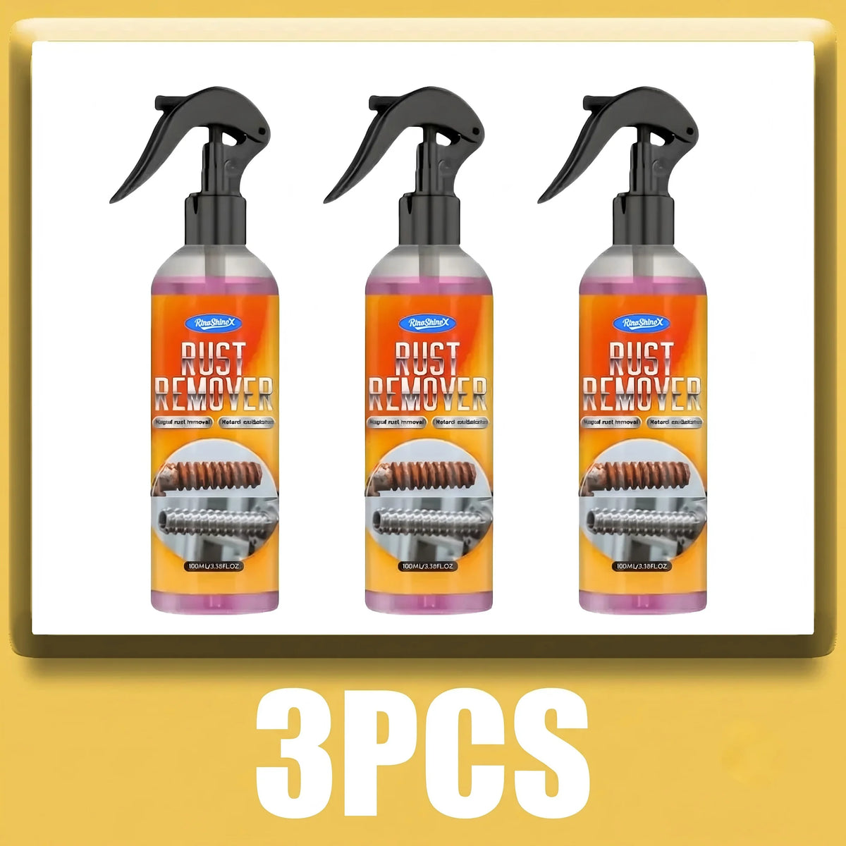 Multi-Functional Automotive Metal Rust Remover, Rust Prevention And Protection Agent For Iron Metal Surface Refurbishment