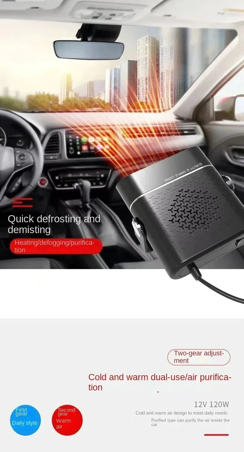 4 in 1 Car Heater Fan 12V/24V 150W Car Heater Electric Cooling Heating Auto Windshield Defroster Defogging Demister Webasto