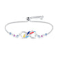 Bracelet Original 925 Silver Lucky Symbol Zircon Bracelet Luxury Jewelry For Woman Romantic Valentine's Day Jewelry Gifts