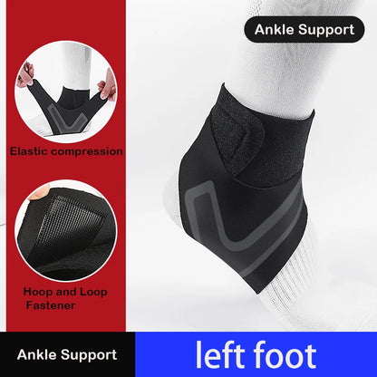 1 Pc Ankle Brace Support Compression Sleeve Elastic Foot Bandage Protective Wrap Sports Socks