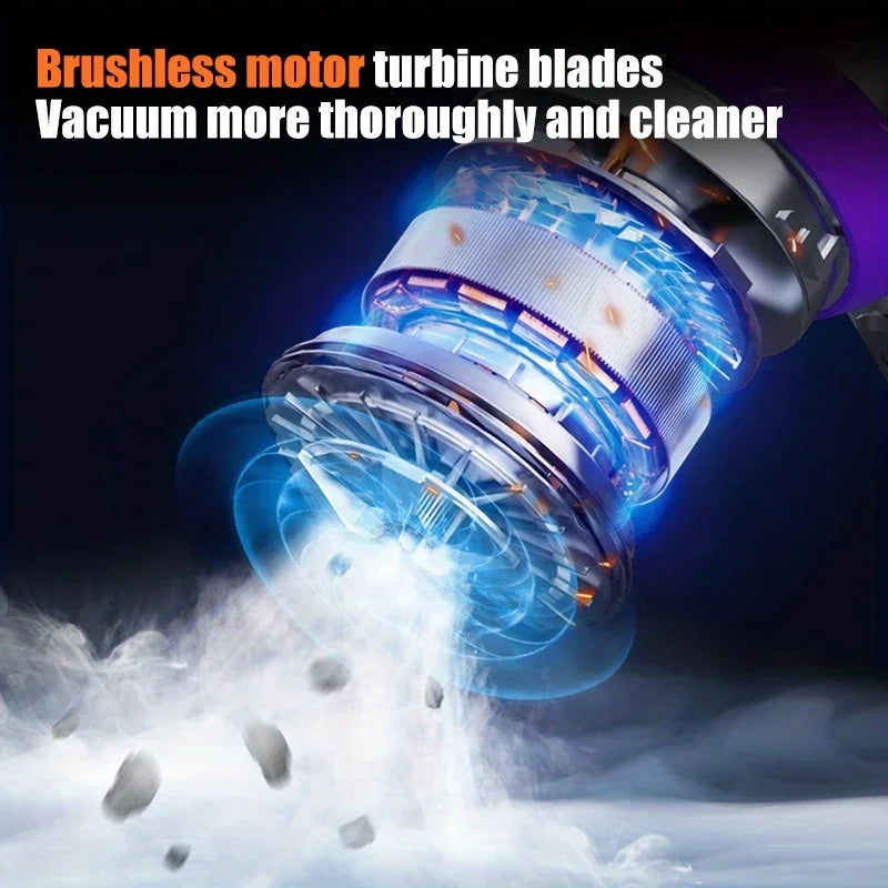 13000Pa 4-in-1 Car Vacuum Cleaner Portable Cordless Mini Vacuum Cleaner Compressed Air Blower Air Duster Pump Hand Held
