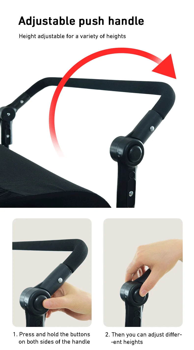 Large-sized Pet Stroller for Outdoor Travel Dog Mobility Scooter Large Capacity Dog Car Multifunctional Foldable Pet Stroller