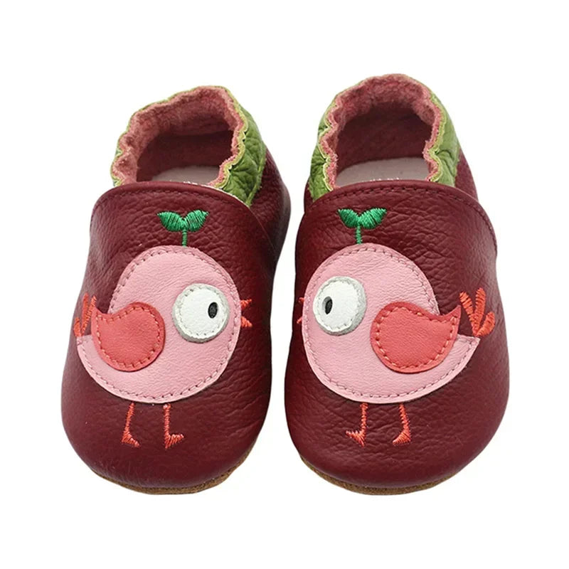 Toddle Baby Shoes Newborn Infant Shoe Boys Girls Soft Genuine First Walkers Baby Moccasins 0-24Months Cowhide Bottom Skid-Proof