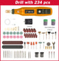 DIY Mini Rotary Tool USB Engraving Tool Dremel Tool Mini Grinder Machine Mini Wireless Drill Rechargeable Polishing Machine