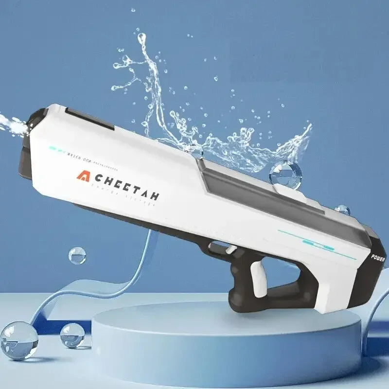 500mAh Electric Water Gun, Automatic Self-Priming Water Blaster, Summer Outdoor Water Fight Toy for Kids & Adults, Pool Beach Backyard Entertainment