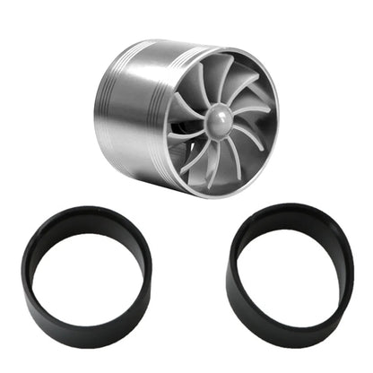 Car Air Intake Turbonator Single Fan Turbine Automobile Intake Turbo Vehicle Engine Turbocharger Power Conversion Accessories