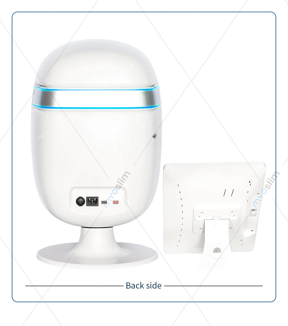 3D Skin Scanner Care Facial Analyzer Monitor Machine Magic Mirror Portable TestingEnglish Detector Face Camera Test Analysis