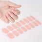 1Sheet Cured Gel Nail Strips Sticker Long-Lasting Nail Polish Strips Wraps Full Cover Gel Nail Art Stickers UV/LED Lamp Required