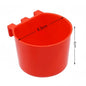 6/10PCS Chickens Feeder Hanging Plastic Chicken Coop Feeding Drinking Bowl Poultry Duck Goose Water Dispenser Chickens Supplies