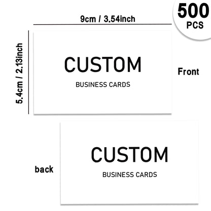 200pcs, Custom Business Cards/Cards, Desktop Business Cards, Thank You Cards, Matte Film