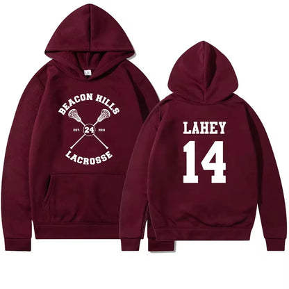 Autumn Teen Wolf Hoodie Beacon Hills Stilinski 24 Lahey McCall Men Womnen Fashion New Brand Design Pullover Men's Fleece Hoodies