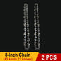 Chain for Mini Chainsaw 8 Inch 1/4"P Electric Saw 45 knots 22 knives Saw Blade Wireless Mini Saw Bar Chain Guid Logging Chainsaw