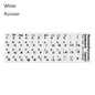 Non-slip English Arabic Keyboard Stickers Wear-resistant Laptop Keyboard Stickers Russian Letter Deutsch Spanish Alphabet Layout