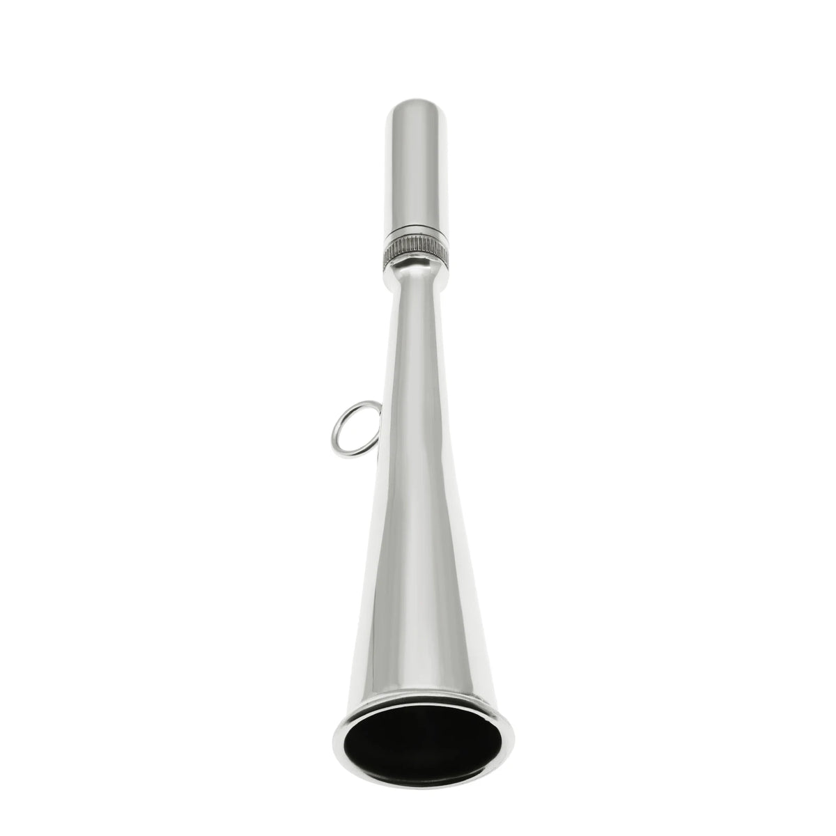 AD Foghorn Stainless Steel Fog Horn Boat Foghorn Handheld Foghorn with Removable Mouthpiece for Yacht Marine Safety