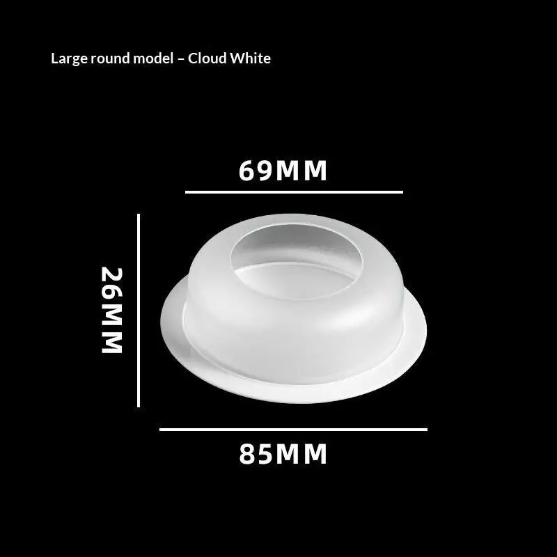Anti Escape Reptile Feeding Dish Durable ABS Worm Food Bowl Easy Clean for Lizards Geckos Snakes Terrarium Tank