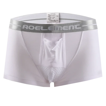 Bullet separate underwear Men's ventilated summer dry underpants Ice silk bag ice healthy boxers