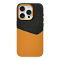 Card Holder MagSafe Leather Case For iPhone 17 Pro Max 16 15 14 Plus 13 12 Pocket Wireless Charging Alloy Lens Hit Color Cover