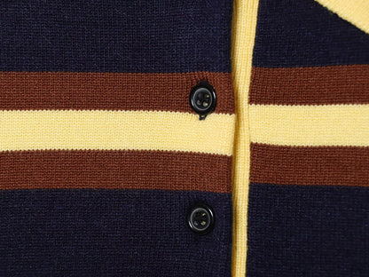 Sweater knitted Pullover Women's Spring 2026 New Fashion Striped Loose Polo neck Warm Women Sweater Chic Youth Holiday Pullover