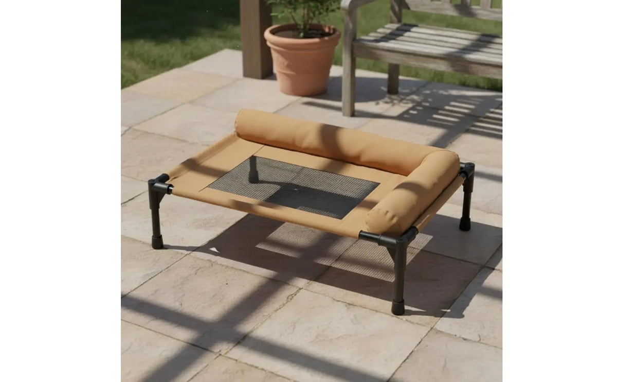 Elevated Pet Bed All-Sekkon Use Raised Dog and Cat Bed Pet Cot Moisture-Resistant Easy to Clean for Dogs, Travel, Patio