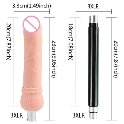 FREDORCH Sex Machines More Attachment Masturbating Pumping Sex Gun Adjustable with Dildo Couples Sex Toy Love Machine for Couple
